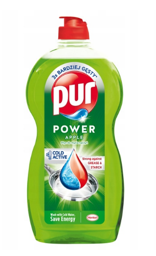 Płyn do naczyń PUR 1,2L jabłko