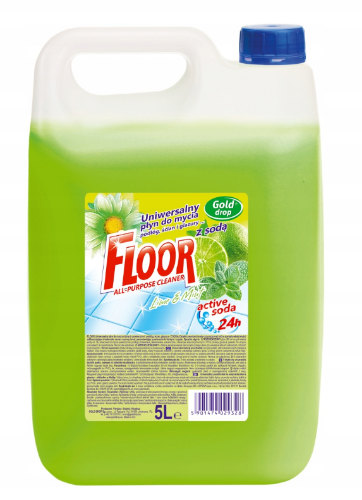 FLOOR Płyn uniwersalny Aktywna soda Mięta & limonka 5L