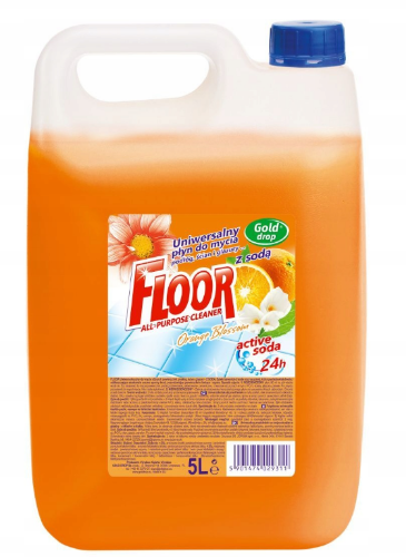 FLOOR Płyn uniwersalny Aktywna soda Pomarańcza 5L