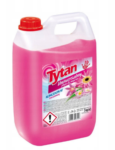TYTAN płyn uniwersalny koncentrat KWIATOWY 5l