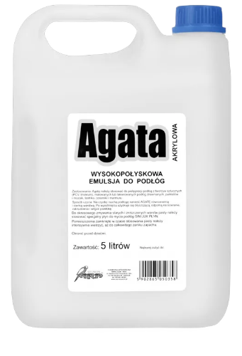 Emulsja do podłóg akrylowa AGATA 5L 