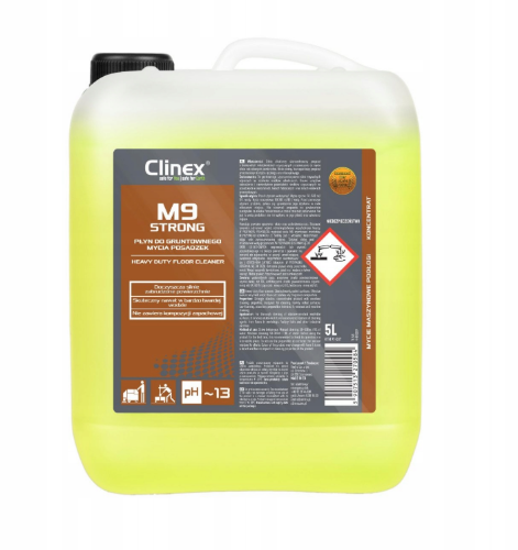 Clinex M9 Strong 5L  do gruntownego mycia podłóg 