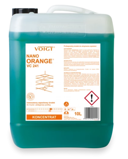 NANO ORANGE 10L zapachowy koncentrat do mycia podłóg 