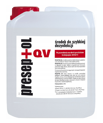 PRESEPTOL QV 5L spray do szybkiej dezynfekcji
