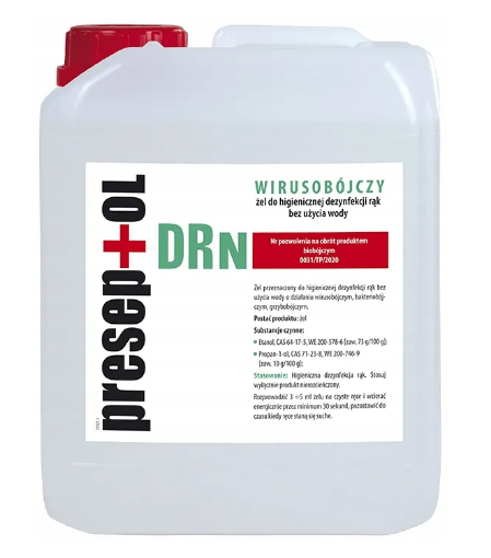 PRESEPTOL DRN 5L żel do dezynf rąk /1