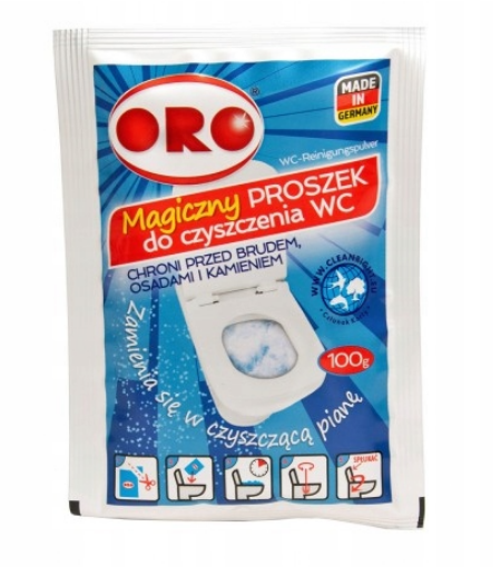 Pianotwórczy proszek ORO czyszcz WC 100g /12