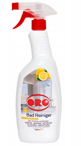 Płyn do mycia łazien ORO 1L cytryna spray /10