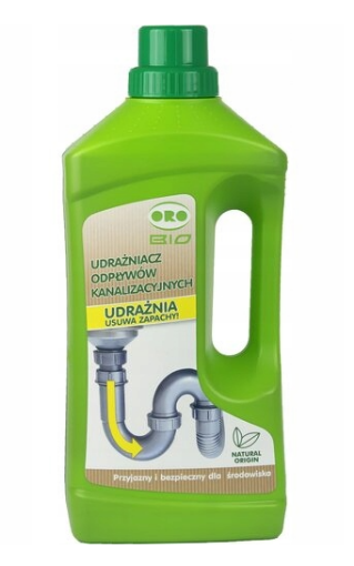 BIO udrażniacz ORO 1L odpływ kanal 3w1 Odor Stop/6
