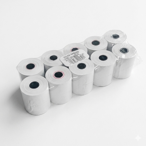 Rolki termiczne 49,5 mm x 30 m 10 szt 