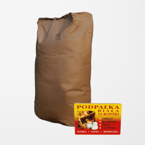 ZESTAW Węgiel drzewny 3 x 10 kg + rozpałka