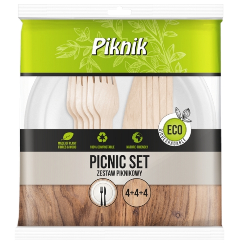 ECO zestaw piknikowy dla 4 osób
